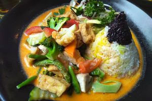 Curry mit Tofu (31) at L'Quán - Wandsbek Quarree in Hamburg