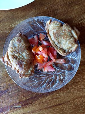 Samosa at Natural in Ometepe