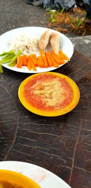 Hummus at Natural in Ometepe