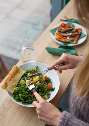 Sallad at Cultivate Food in Oslo