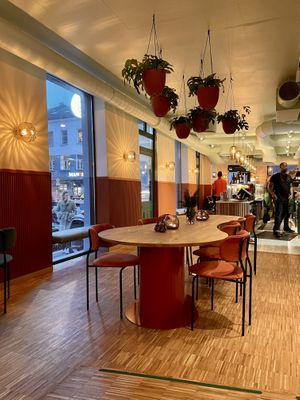 Beautiful seating & atmosphere at Cultivate Food in Oslo