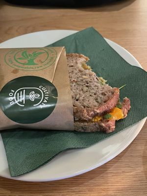 Tomato & Pesto Sandwich - a perfect lunch/snack! at Cultivate Food in Oslo