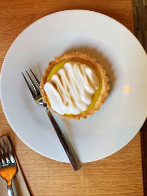 Lemon tart   at Cultivate Food in Oslo