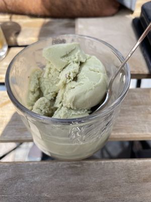 Pistachio ice cream - an absolute winner 😍😍😍  at Cultivate Food in Oslo
