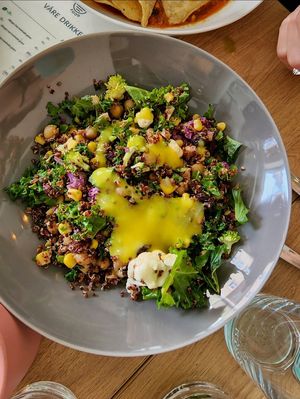 Quinoa salad at Cultivate Food in Oslo