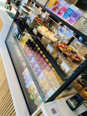 Drinks and cakes at Cultivate Food in Oslo