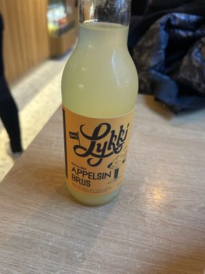 Orange soda  at Cultivate Food in Oslo