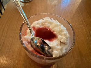 Rice pudding   at Cultivate Food in Oslo