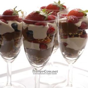 Chocoloate mousse at Raw Food House in Malmo