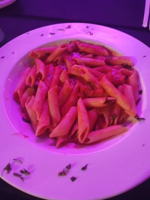 Penne Arribbiata at Drop Inn in Tenerife