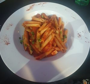 Penne all 'Arrabbiata at Drop Inn in Tenerife