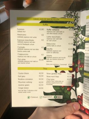 Menu 1/2 - February 2022 at Buna Koffiebar in Castricum