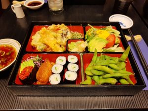 Bento box at Japan Restaurant ICHIZEN in Zurich