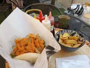 Tempure bao at Luu's Bao in Osaka