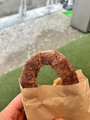 Chocolate donut  at Luu's Bao in Osaka