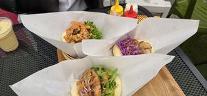 Some of the boa ordered. at Luu's Bao in Osaka