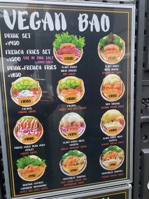 Menu   at Luu's Bao in Osaka