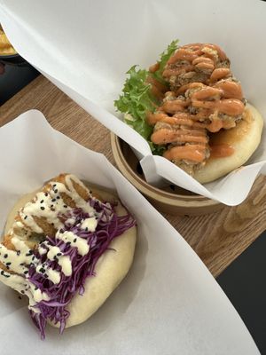 where mushrooms that I don't remember the name are amazing  at Luu's Bao in Osaka