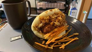 Amazing! Tofu. Thank you. at Luu's Bao in Osaka