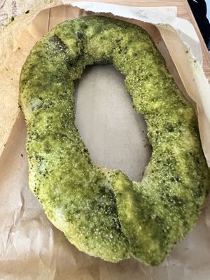 Matcha donut   at Luu's Bao in Osaka