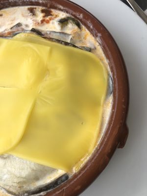 Musaka vegana at Larraisko in Pamplona