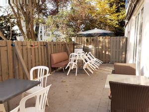 Outdoor seating at Addis Abeba in Zurich