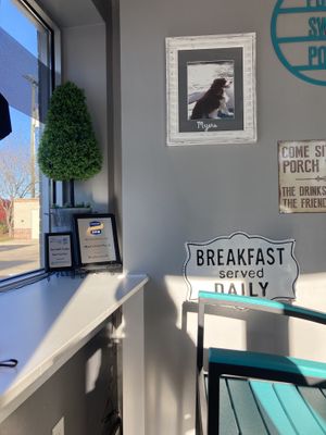 Super nice nook  at Myers' Front Porch in Hendersonville