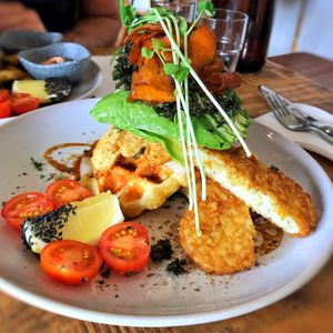 Croffle stack at Vega in Spring Hill