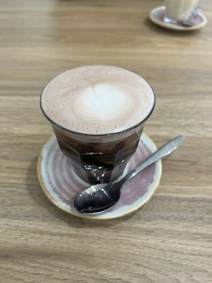 Oat hot chocolate   at Vega in Spring Hill