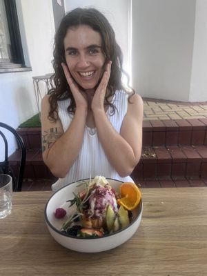 Sweet croffle - for free cause it was my friends bday😄 at Vega in Spring Hill