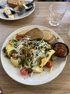 Scrambled tofu?  at Vega in Spring Hill