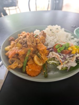 Peanut butter chickn at Vega in Spring Hill