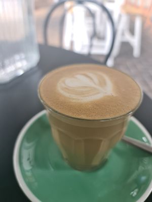 Oat latte at Vega in Spring Hill