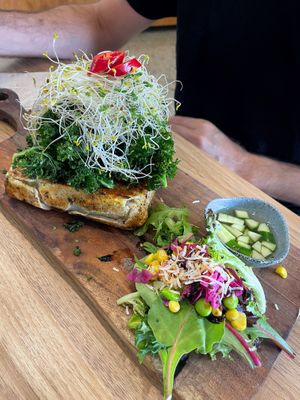 Murtabah - “meat” pieces in a creamy curried sort of sauce encased in pastry, amazing  at Vega in Spring Hill