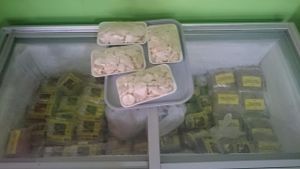 Mock meat at Palawan Adventist Hospital Vegetarian Restaurant in Puerto Princesa