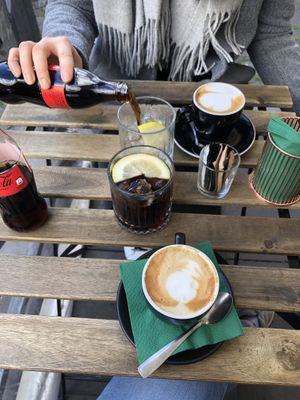 Cappuccino with soya milk  at Gatsby Cafè in Rome