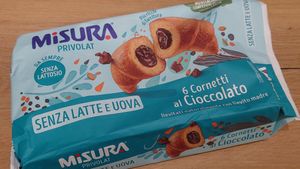 Vegan croissant 🥐 at Conad in Tirana