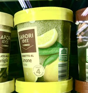 Sorbet  at Conad in Tirana