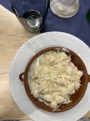 Gnocchi  at Pizzeria Boccaccio in Gran Canaria