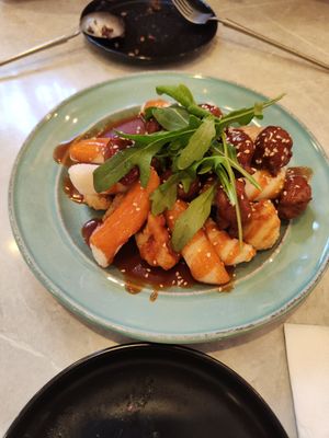 A5 appetizer. Fried vegan chicken SPICY at Yangming Spring - 陽明春天蔬食 - Branch Da'an in Taipei