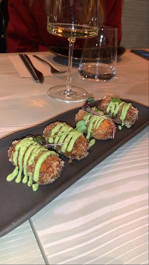 Croquetas de boniato at Veg & the Gang - Carrer Casanova in Barcelona