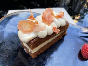 Carrot cake #Veganuary at Veg & the Gang - Carrer Casanova in Barcelona