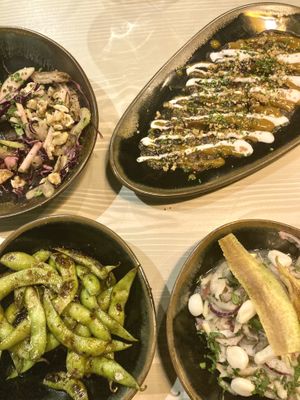 Tapas (altered due to allergens)   at Veg & the Gang - Carrer Casanova in Barcelona