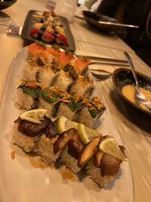 Assortiment de makis  at Veg & the Gang - Carrer Casanova in Barcelona