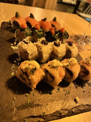 Tabla de sushi surtido individual   at Veg & the Gang - Carrer Casanova in Barcelona