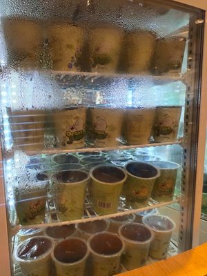 Grass jelly at Mr Bean - Bedok Mall in East Singapore