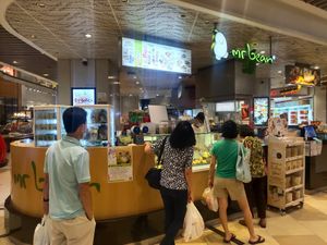 Stall front at Mr Bean - Bedok Mall in East Singapore