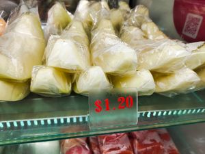 Fresh cut fruits at SIN - SF Fruits & Juices - Jewel in East Singapore