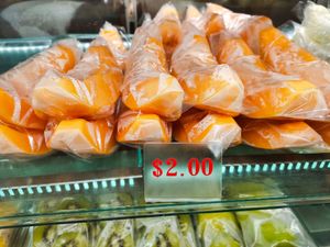 Fresh cut fruits at SIN - SF Fruits & Juices - Jewel in East Singapore