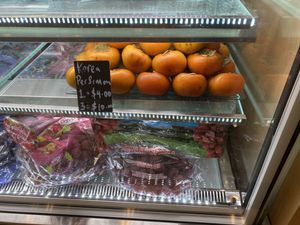 Korean persimmons!   at SIN - SF Fruits & Juices - Jewel in East Singapore